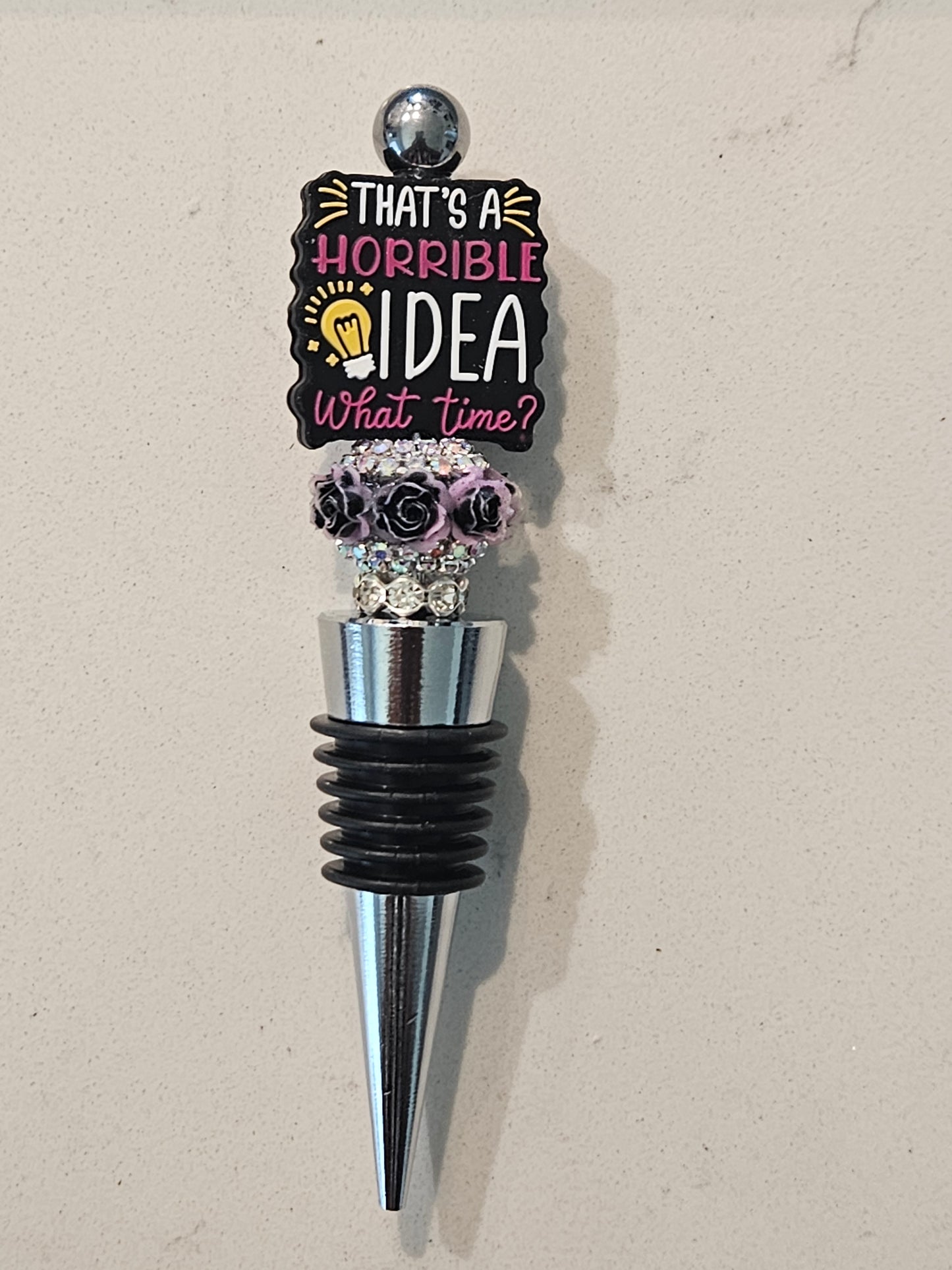 Horrible idea wine stopper