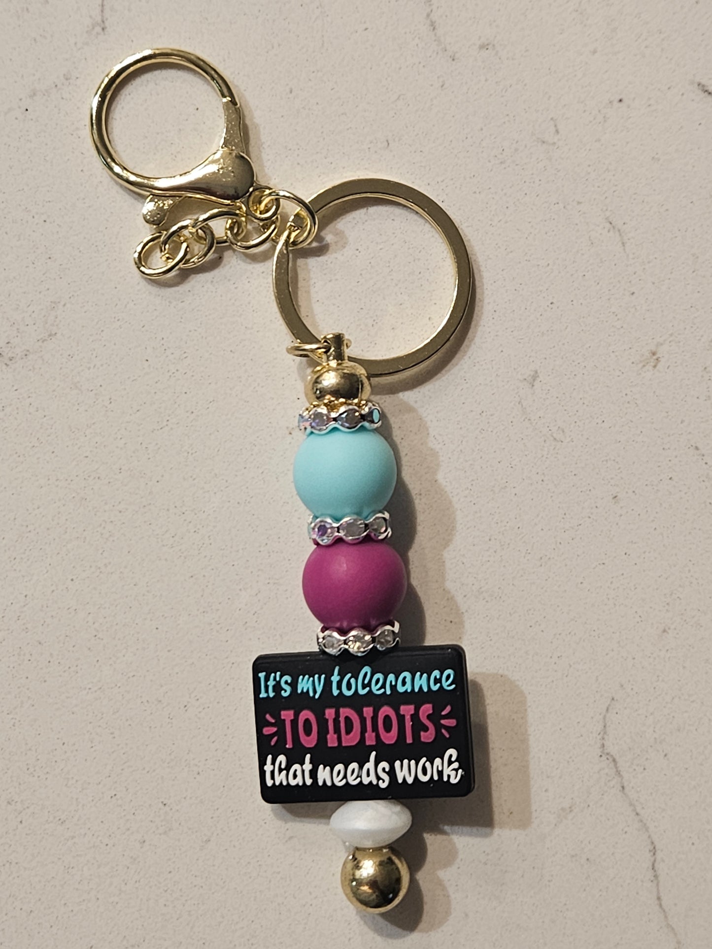 Patience keychain