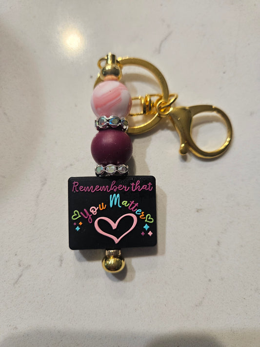 You matter keychain