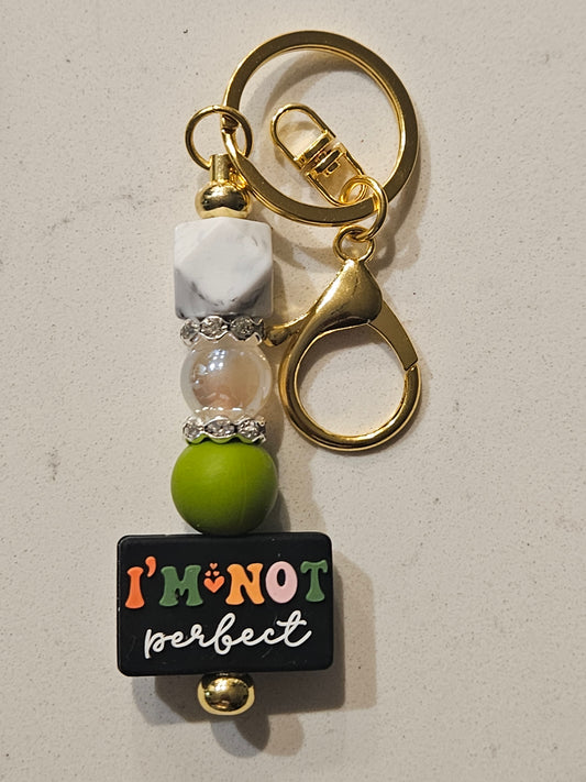 Not perfect keychain