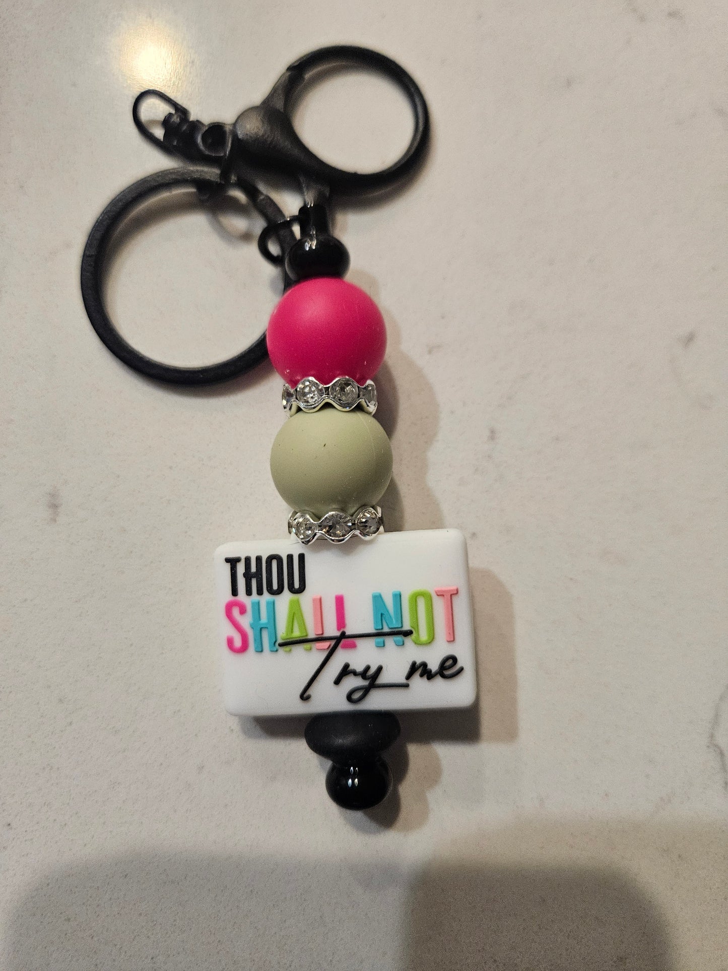 Try me keychain