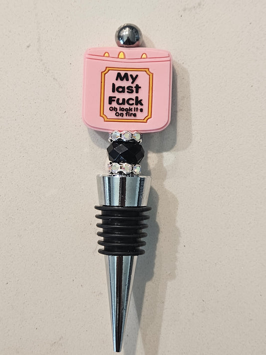 My last F wine stopper